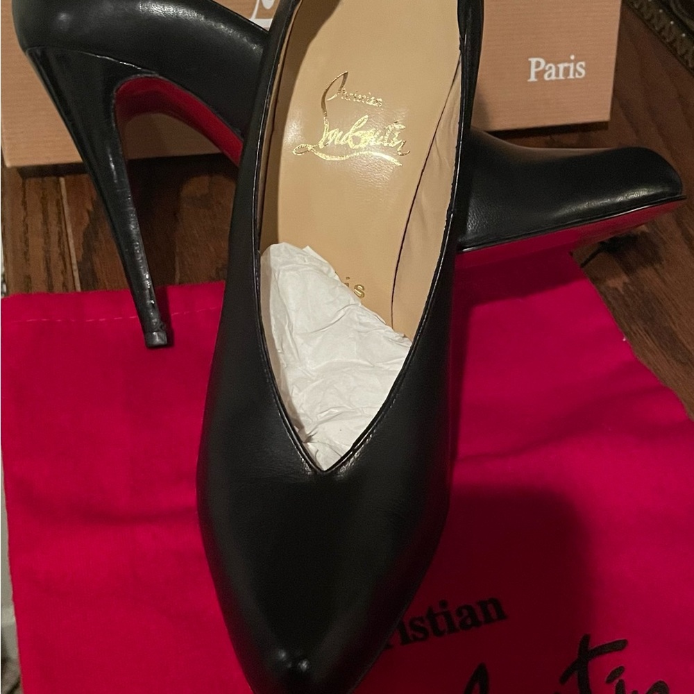 Christian Louboutin (Authentic) Black heels.